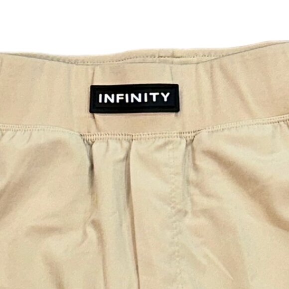 Alphalete Infinity Gym Shorts Tan 8" Unlined Workout Athletic Size Small - Picture 3 of 8